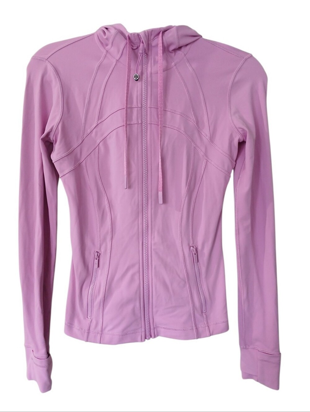 lululemon athletica Lavender Pink Full-Zip Hooded Define Jacket Size 4